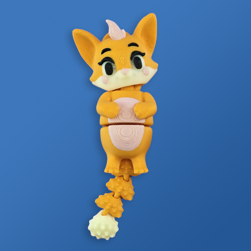 Filamora Studios Cute Flexi Hanging Fox