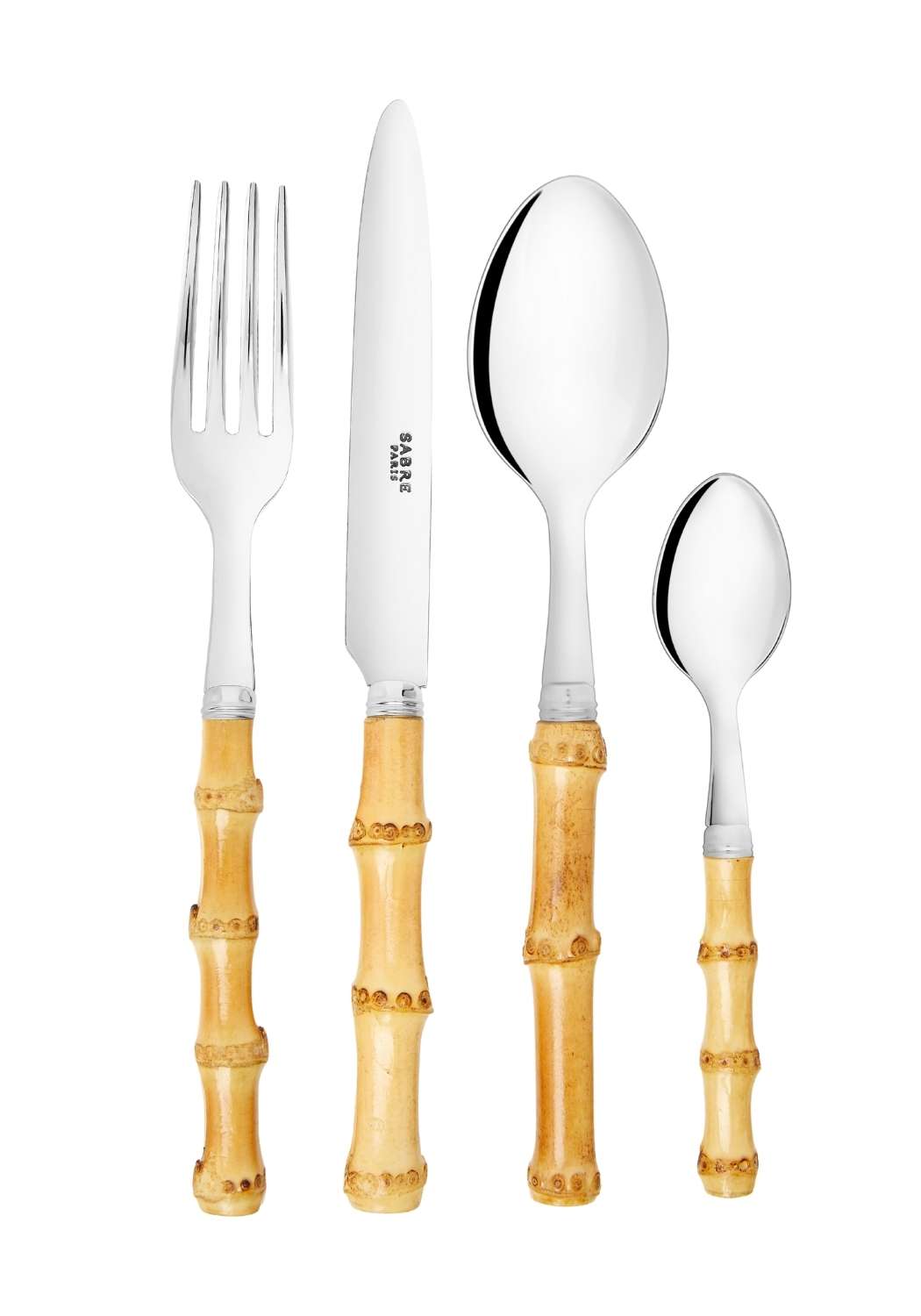 Casa by Josephine Jenno 4 Piece Bamboo Cutlery Set