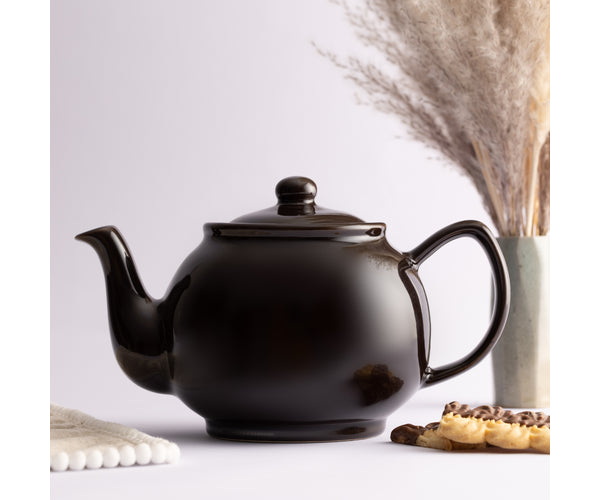 Price & Kensington Rockingham 6cup Teapot, 1100ml, Black