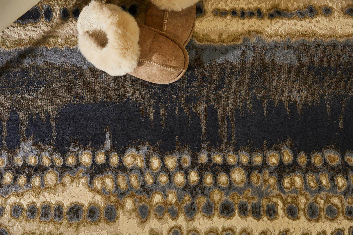 Batik Multicolour Abstract Rug by The Rugs