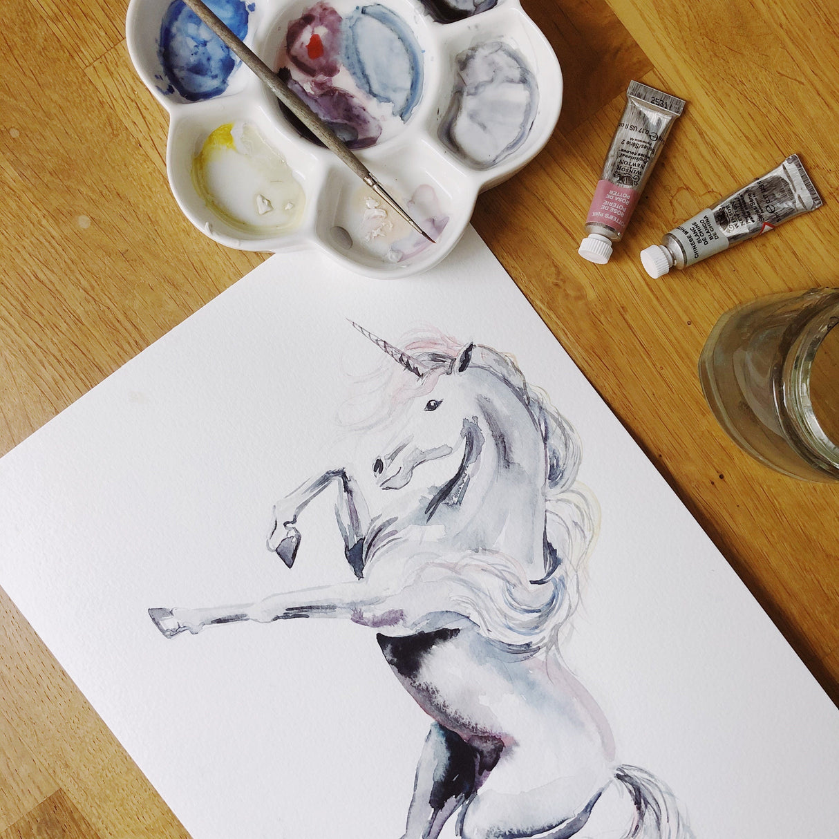 Custom Unicorn Birthday Card | Katie Hipwell Design