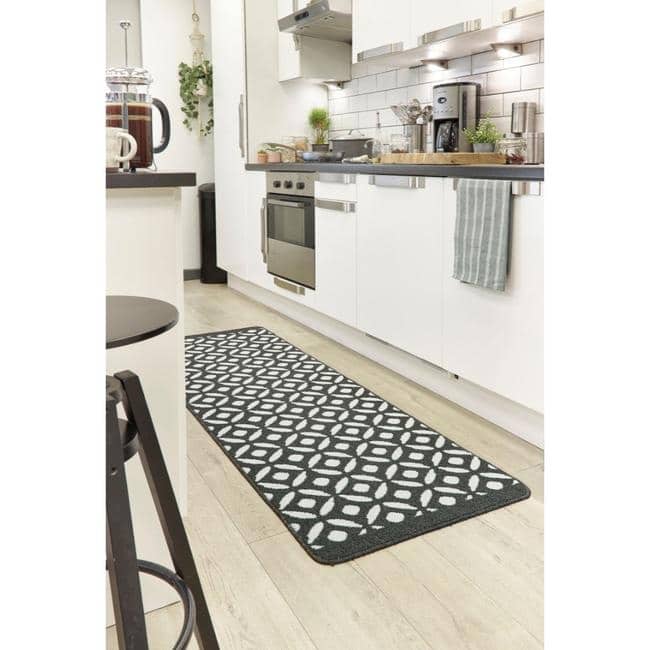 Washable Mat & Runners Geometric Design by The Rugs