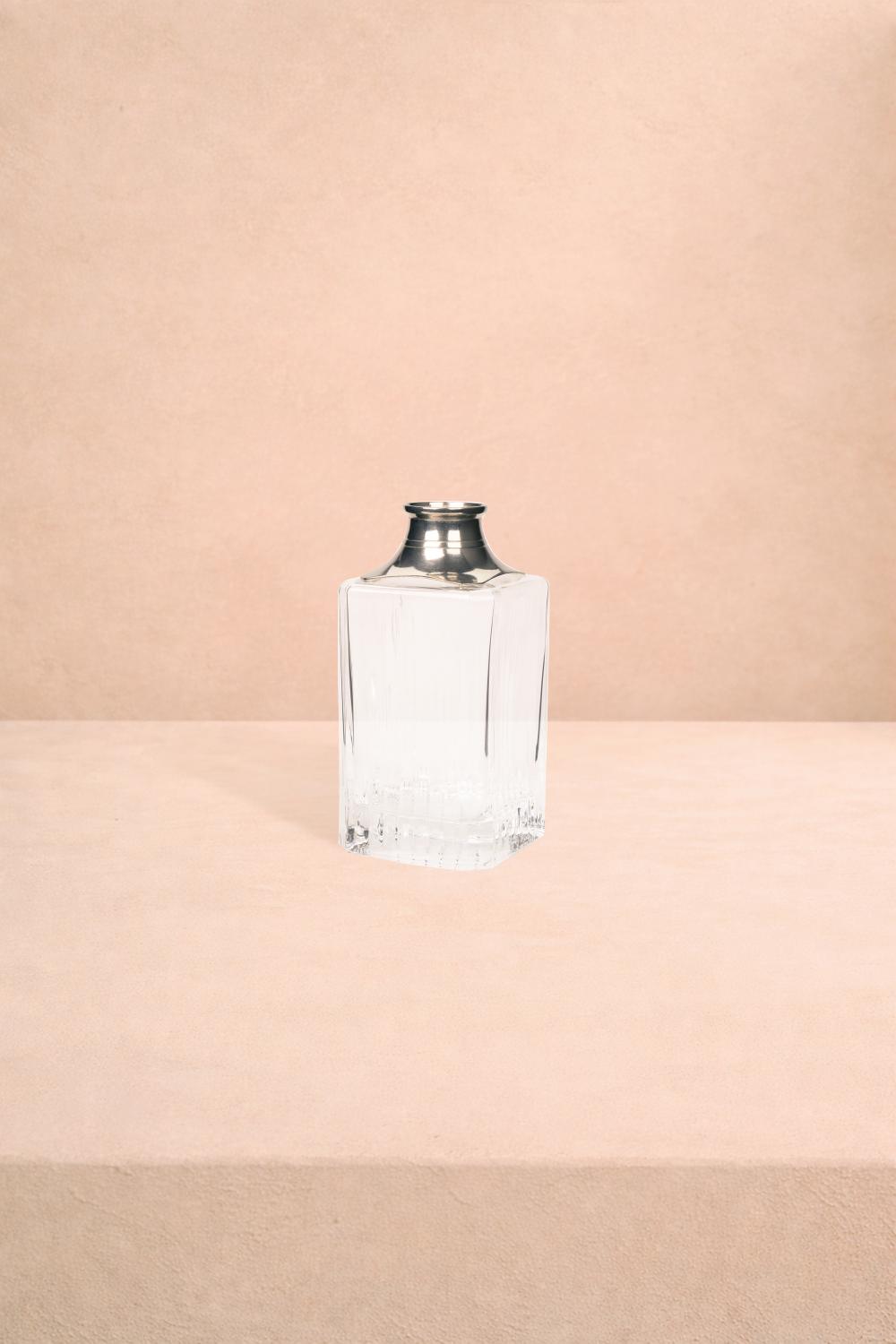 Casa by Josephine Jenno Silver Crest Crystal Decanter
