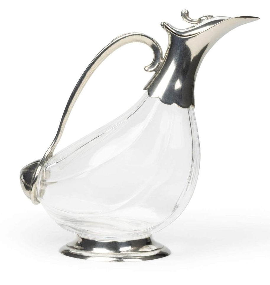 Casa by Josephine Jenno Silver Drake Crystal Decanter