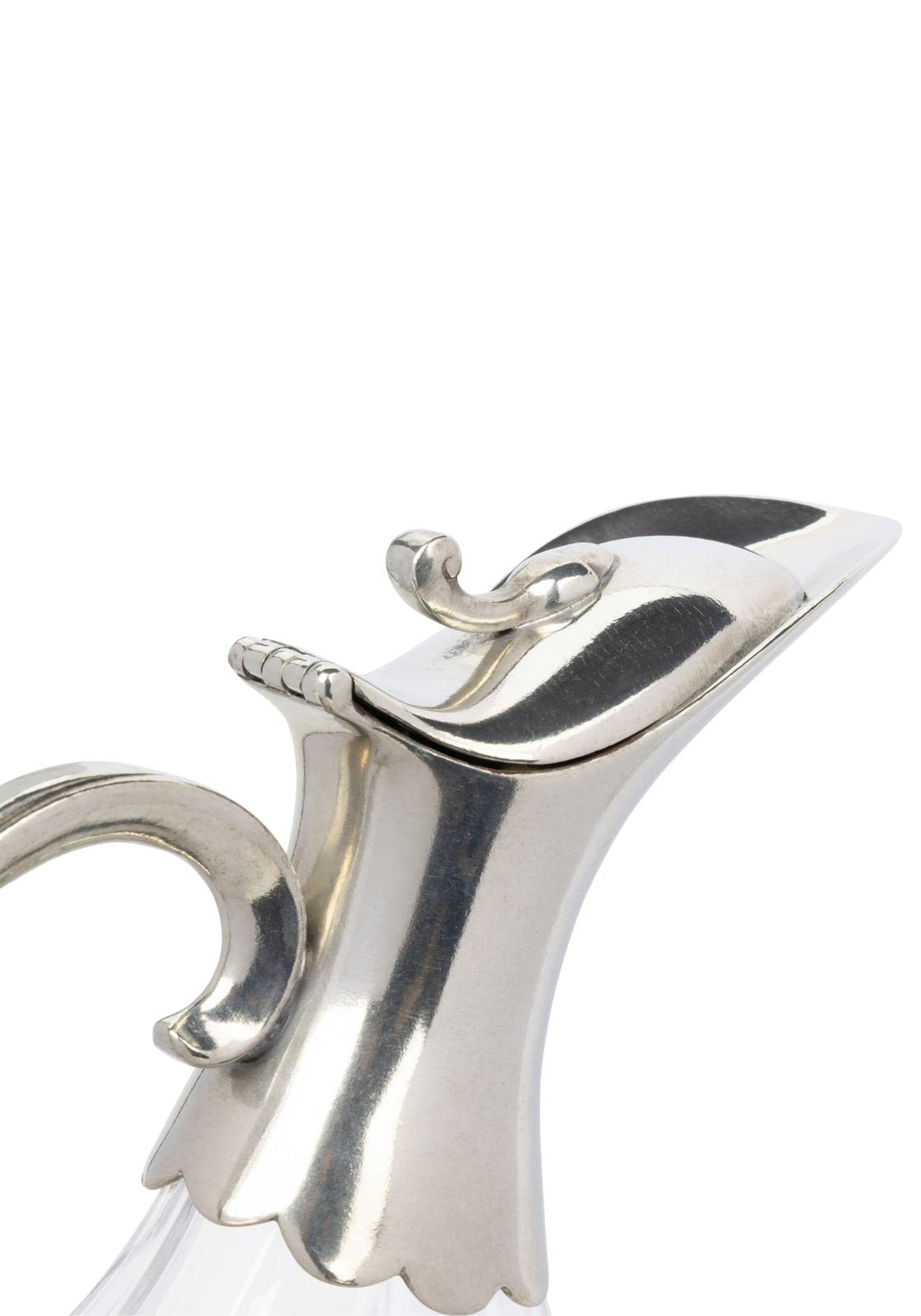 Casa by Josephine Jenno Silver Drake Crystal Decanter