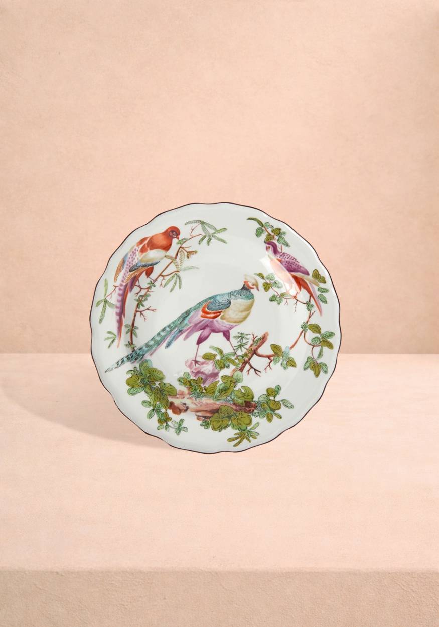 Casa by Josephine Jenno Chelsea Bird Side Pudding Plates - Set of 4
