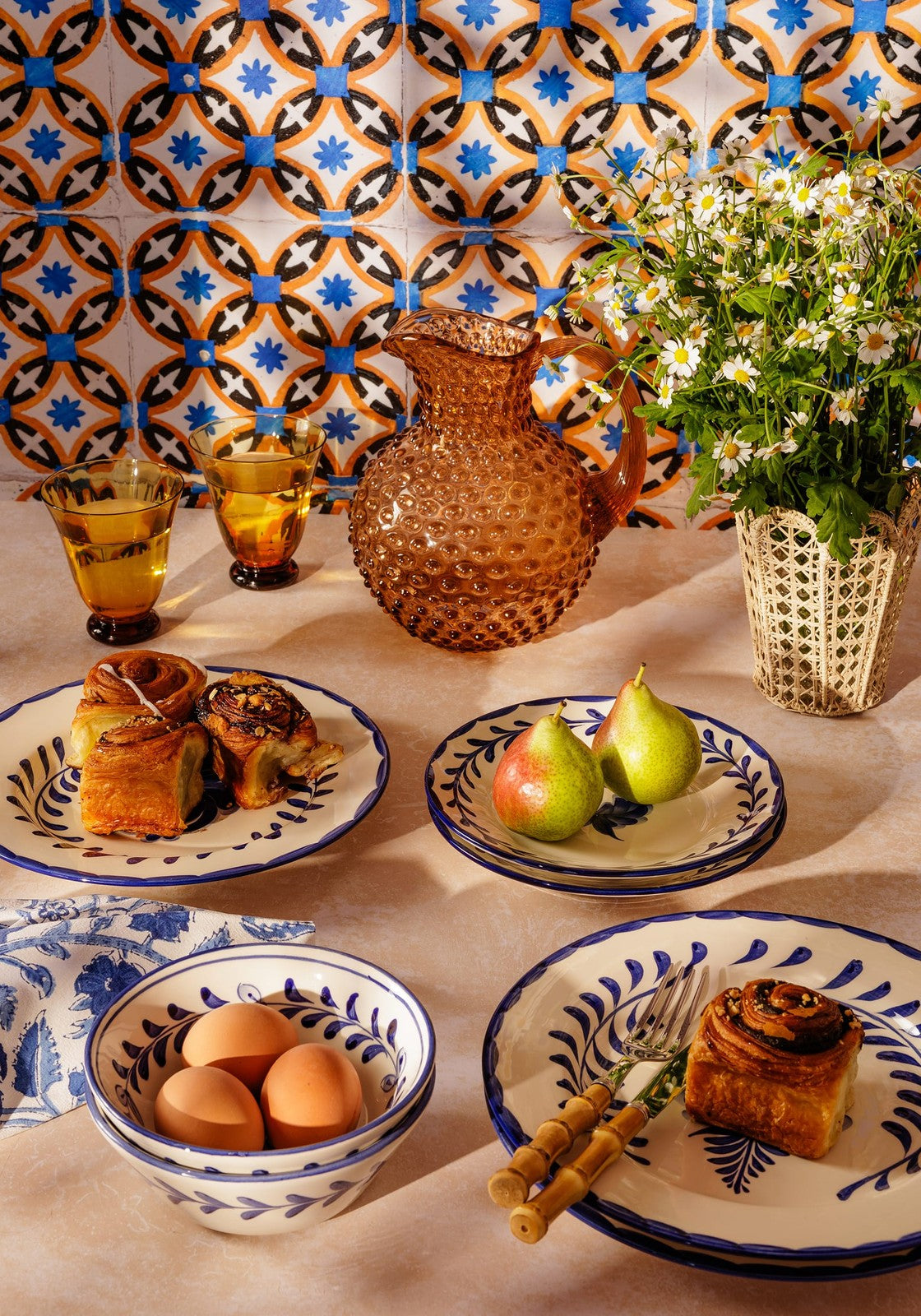 Casa by Josephine Jenno Pandora Side Plate - Cobalt Blue