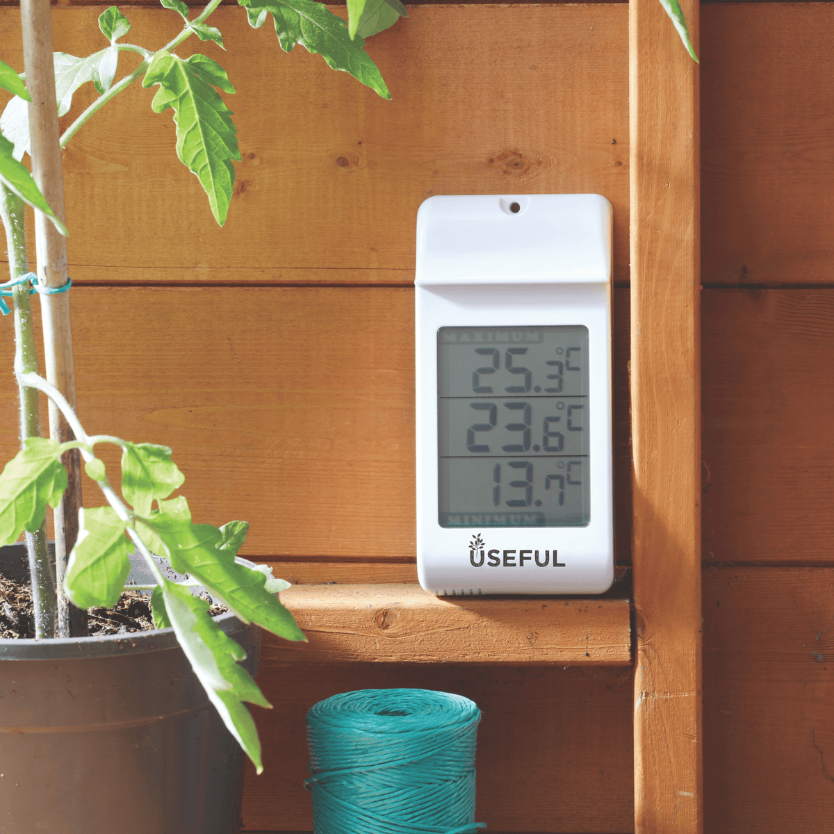AllotMate Essentials Digital Max Min Thermometer for Indoor and Greenhouse