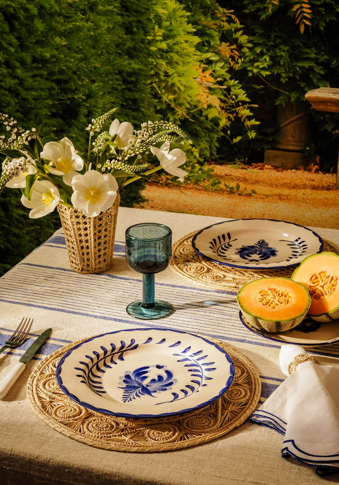 Casa by Josephine Jenno Pandora Dinner Plate - Cobalt Blue