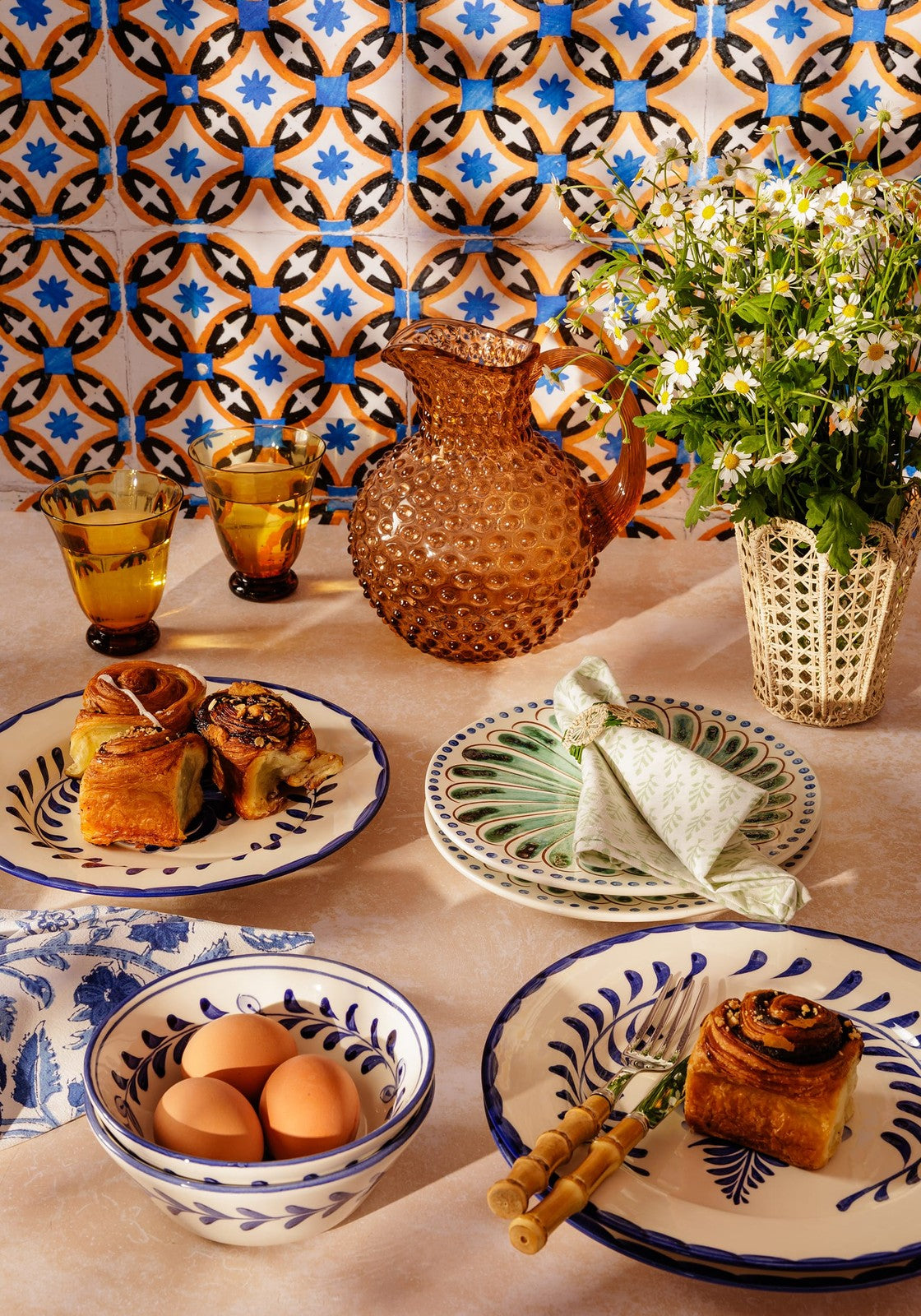 Casa by Josephine Jenno Pandora Dinner Plate - Cobalt Blue