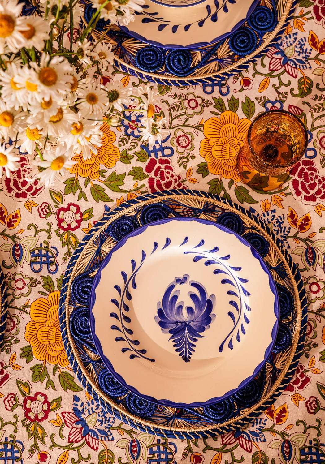 Casa by Josephine Jenno Pandora Dinner Plate - Cobalt Blue