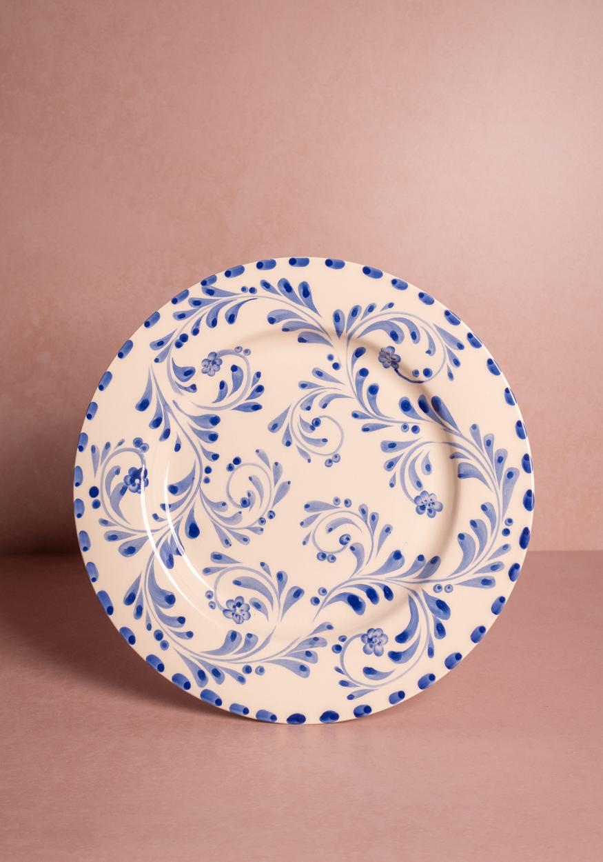 Casa by Josephine Jenno Sophia Dinner Plate - Blue