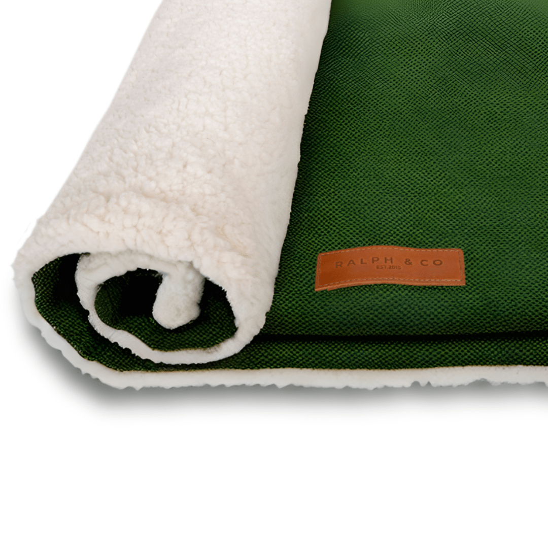 Ralph & Co Luxury Washable Green Dog Blanket