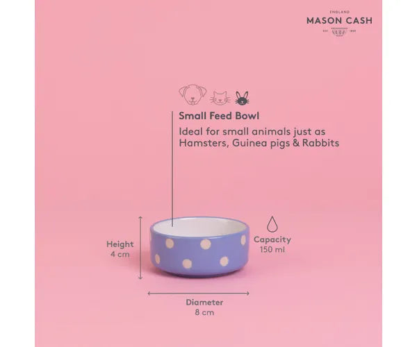 Mason Cash Polka Dot Bowls Asstd, 8cm