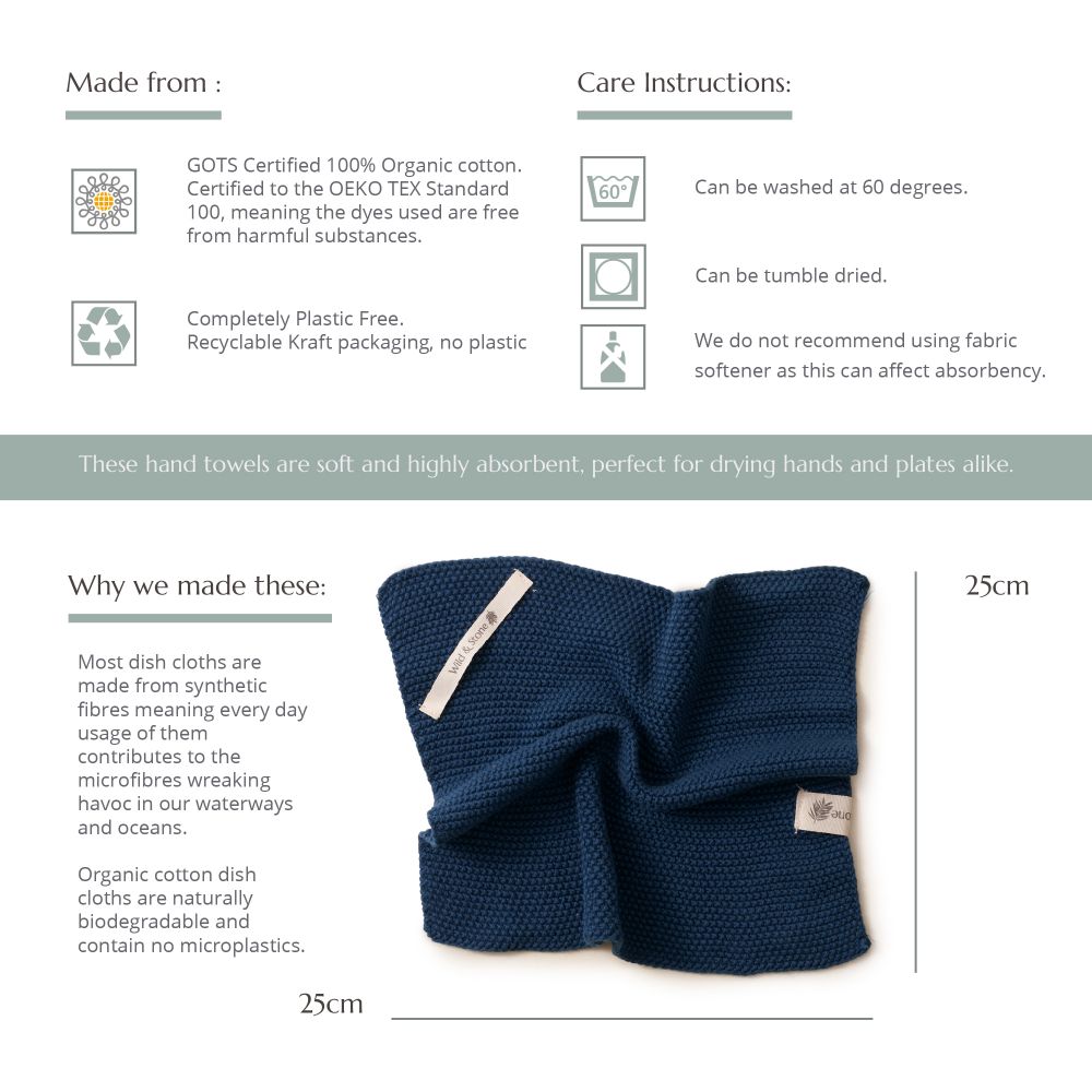 Wild & Stone Organic Cotton Dishcloth