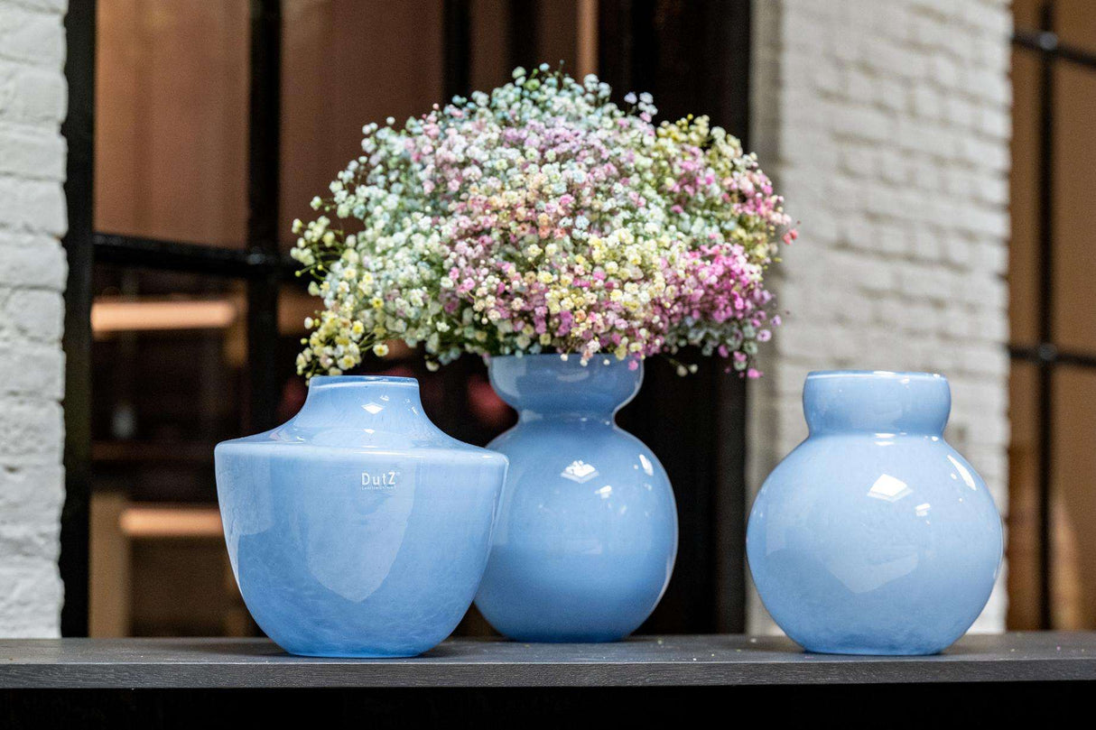 Lowlands Design Zlatko Babyblue Glass Vase