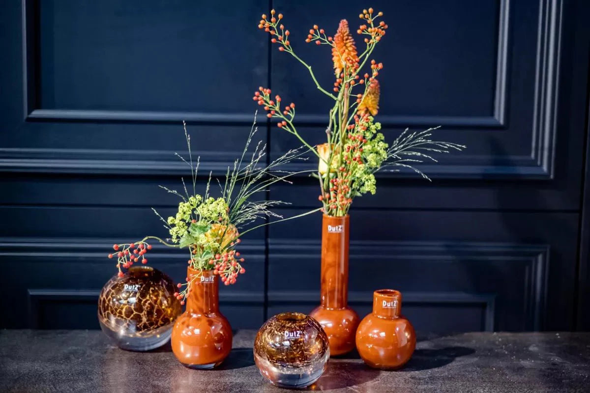Lowlands Design Ball Vase Bronze Gold by Dutz