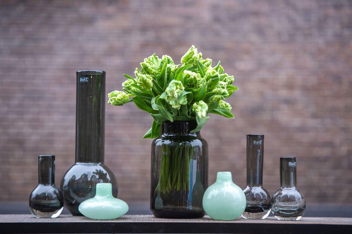 Lowlands Design Nova C Smoke Glass Vase by Dutz