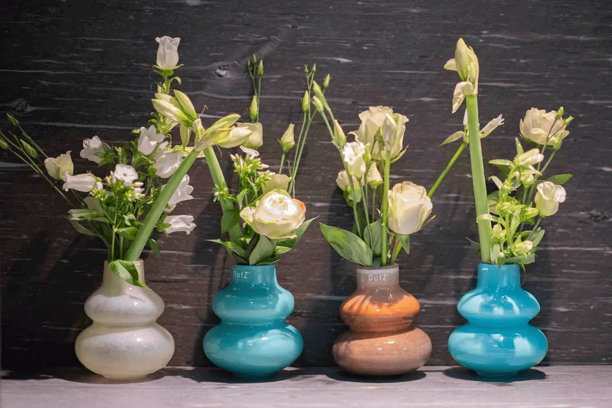 Lowlands Design Vase H16 D14cm - Jungle Green