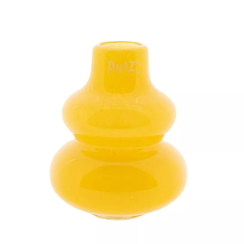 Lowlands Design Skrzyszow Glass Vase - Ochre
