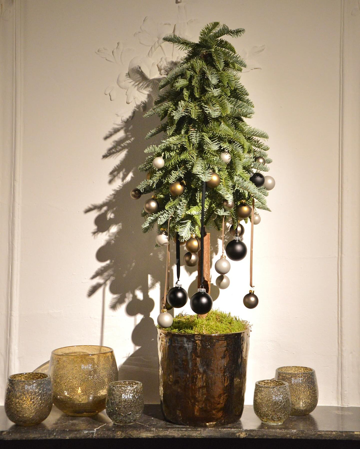 Lowlands Design Diva Glass Hurricane Candleholde