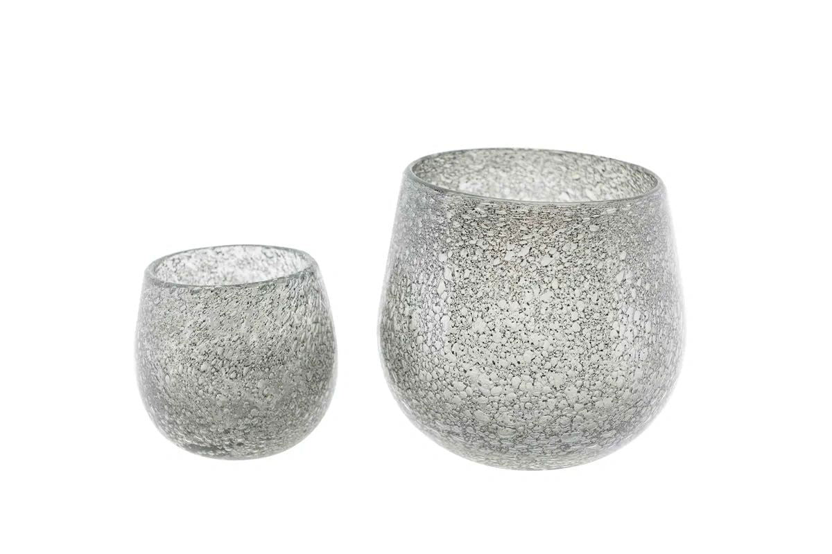 Lowlands Design Diva Glass Hurricane Candleholde