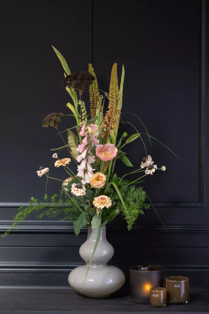 Lowlands Design Eldorado Taupe Vase H30 D26cm