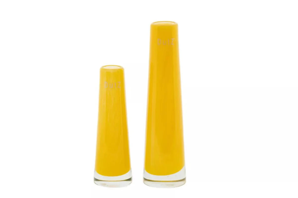 Lowlands Design Solifleur Vase - Ochre Yellow