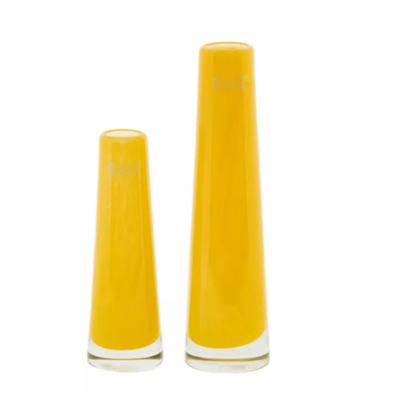 Lowlands Design Solifleur Vase - Ochre Yellow