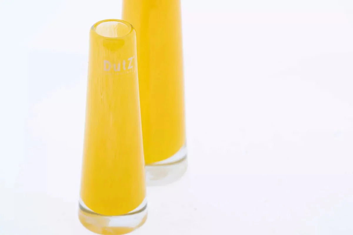 Lowlands Design Solifleur Vase - Ochre Yellow