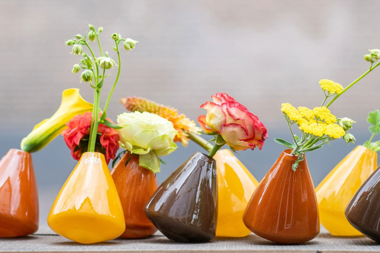 Lowlands Design Tumbling Warm Orange Vase by Dutz