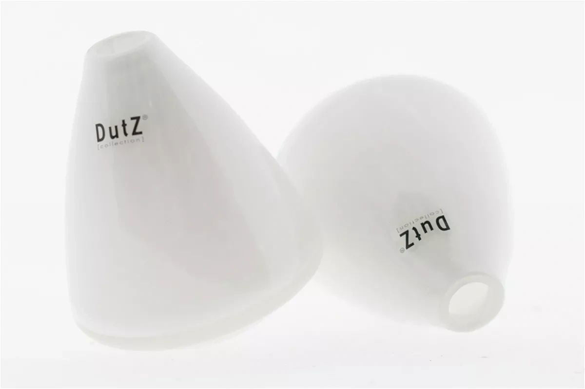 Lowlands Design Tumbling Vase White H12 D10cm