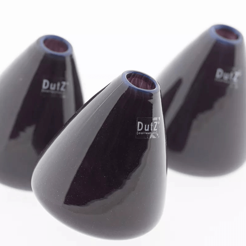 Lowlands Design Tumbling Vase H12 D10 cm Plum