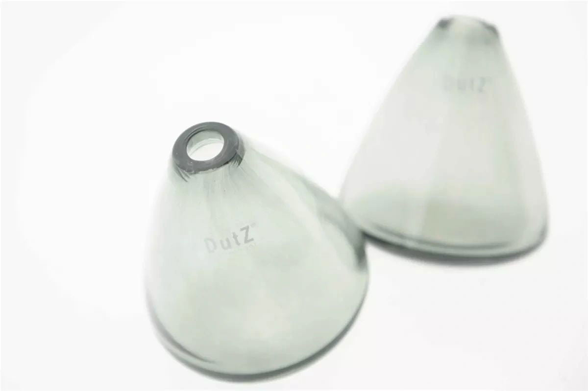 Lowlands Design Tumbling Smoke Glass Vase by Dutz