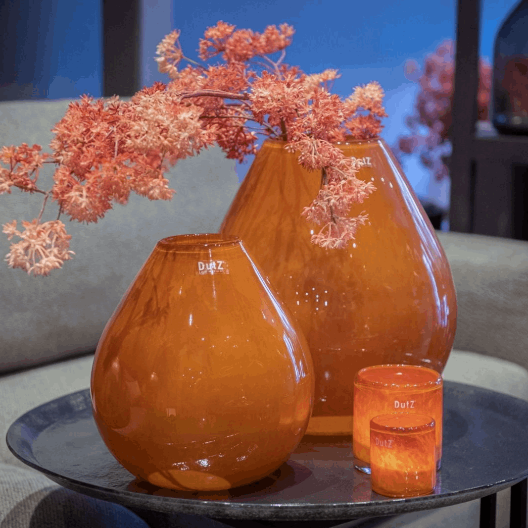 Lowlands Design Druba Rusted Brown Vase by Dutz