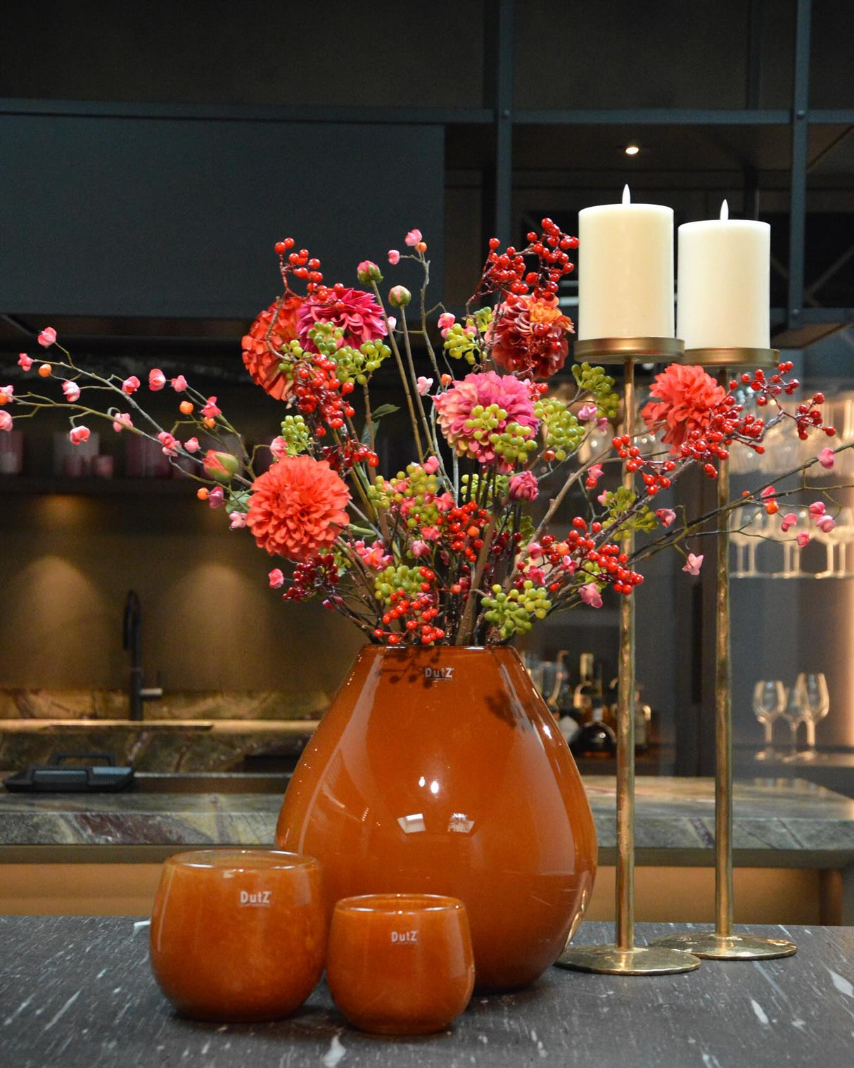 Lowlands Design Druba Rusted Brown Vase by Dutz