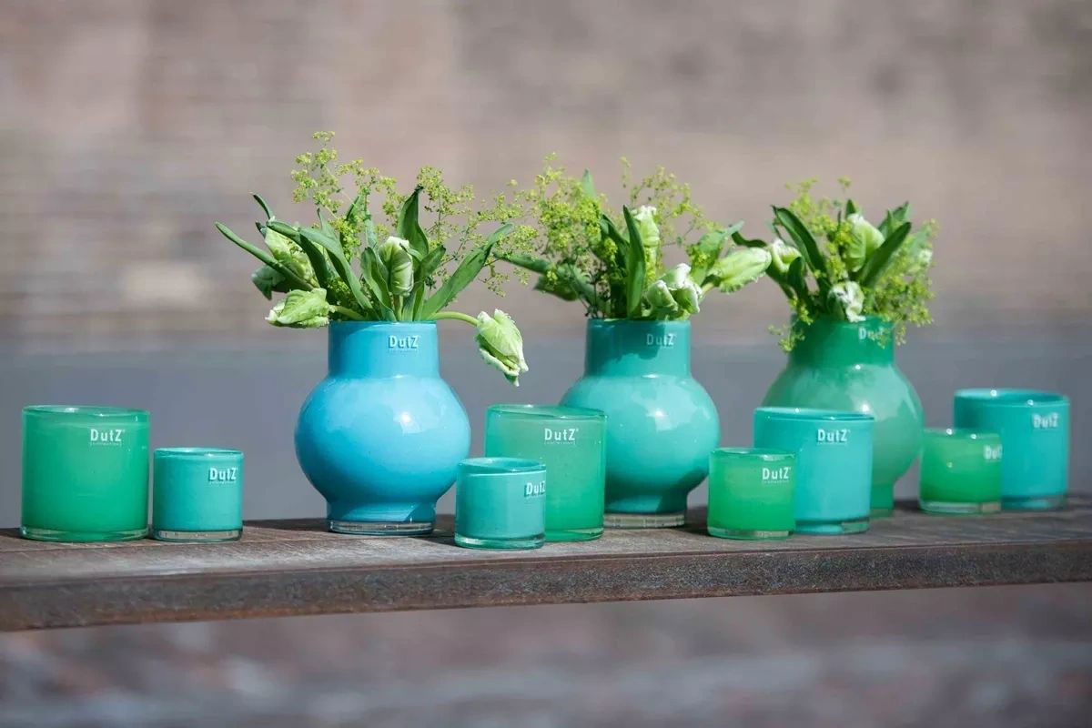 Lowlands Design RONDO S Grassgreen Glass Vase