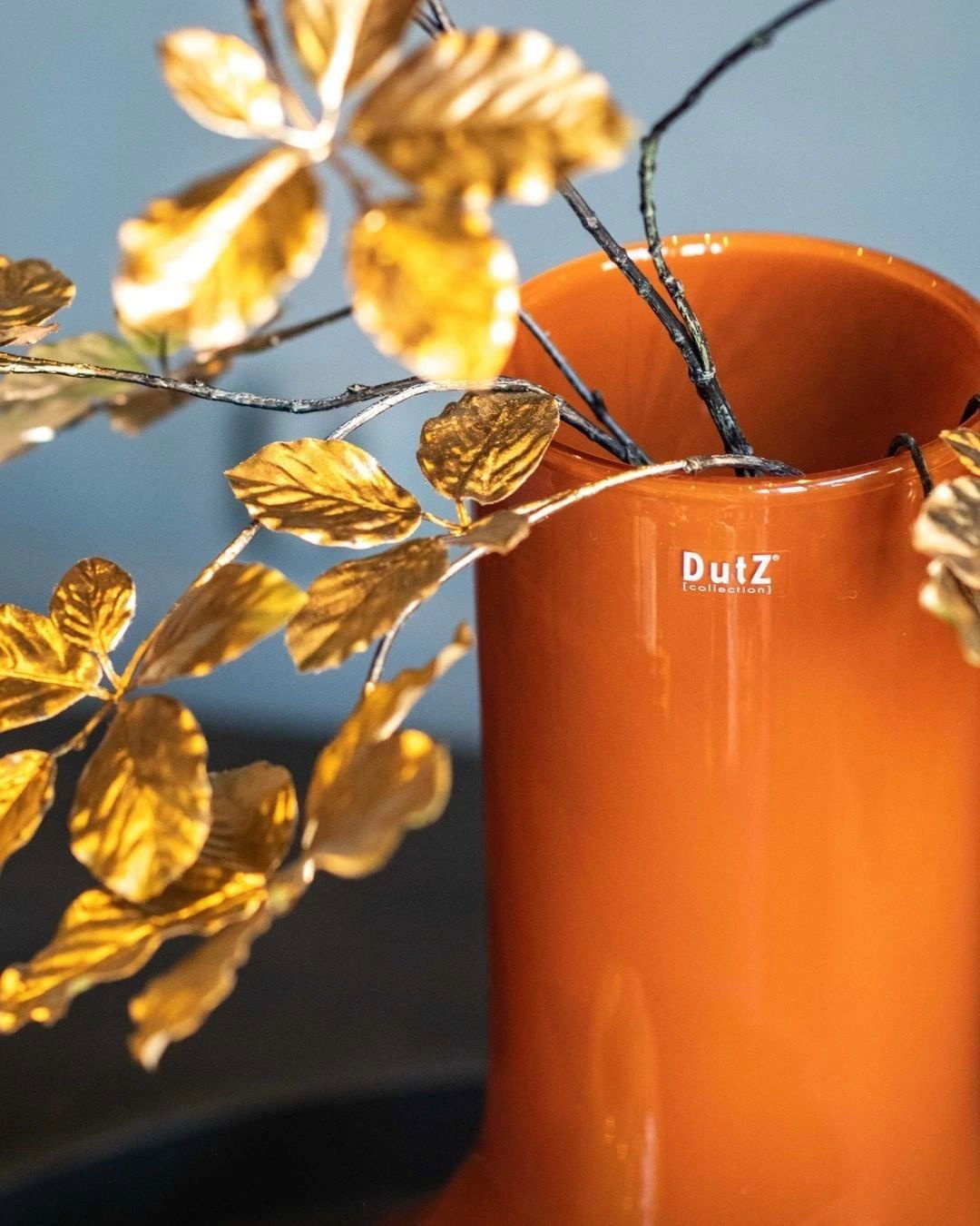Lowlands Design Marco Glass Vase by DutZ - Warm Orange