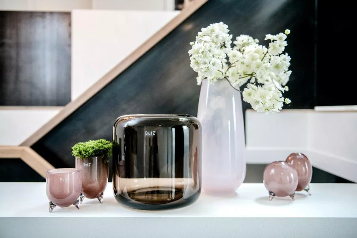 Lowlands Design Mazurka Smoky Brown Vase
