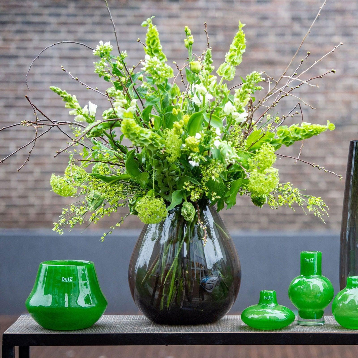 Lowlands Design Druba Smoke Glass Vase by Dutz