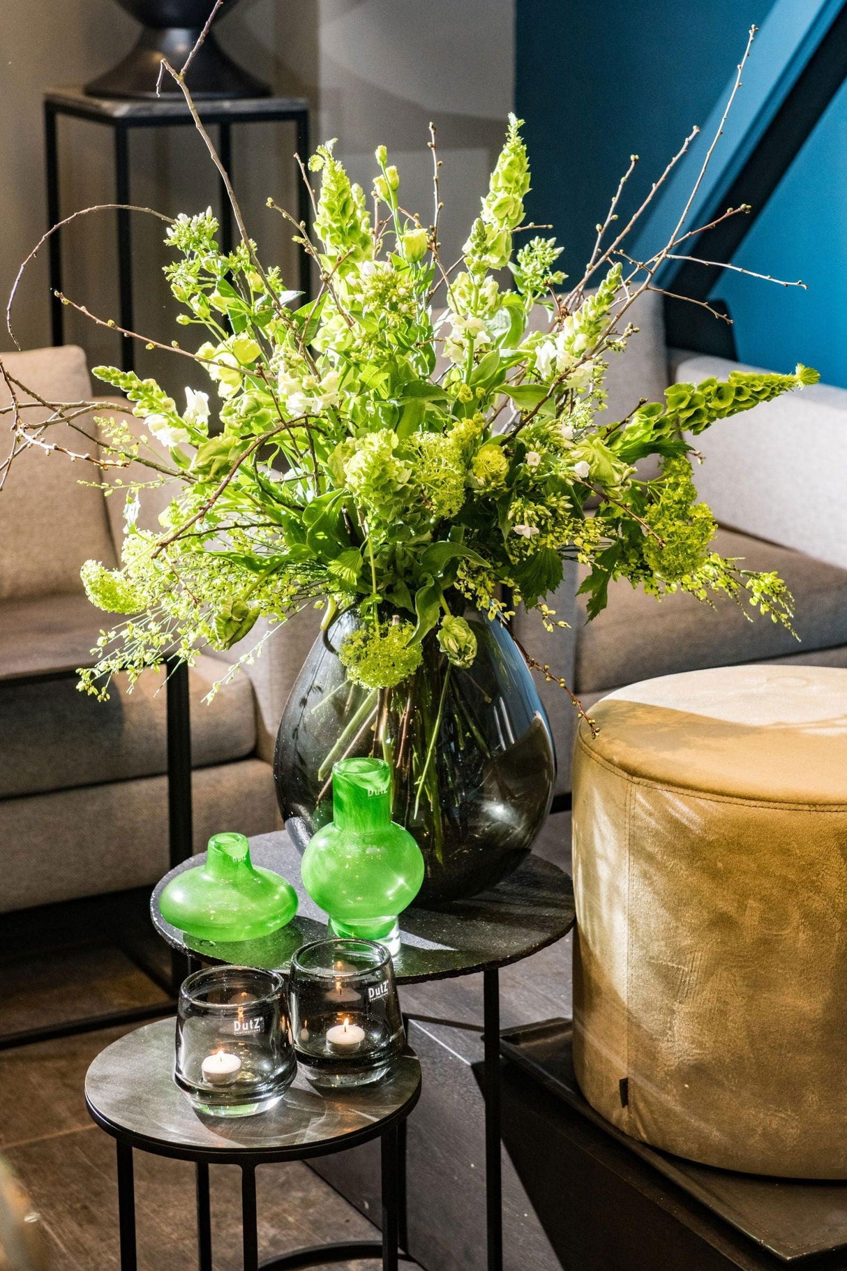 Lowlands Design Druba Smoke Glass Vase by Dutz