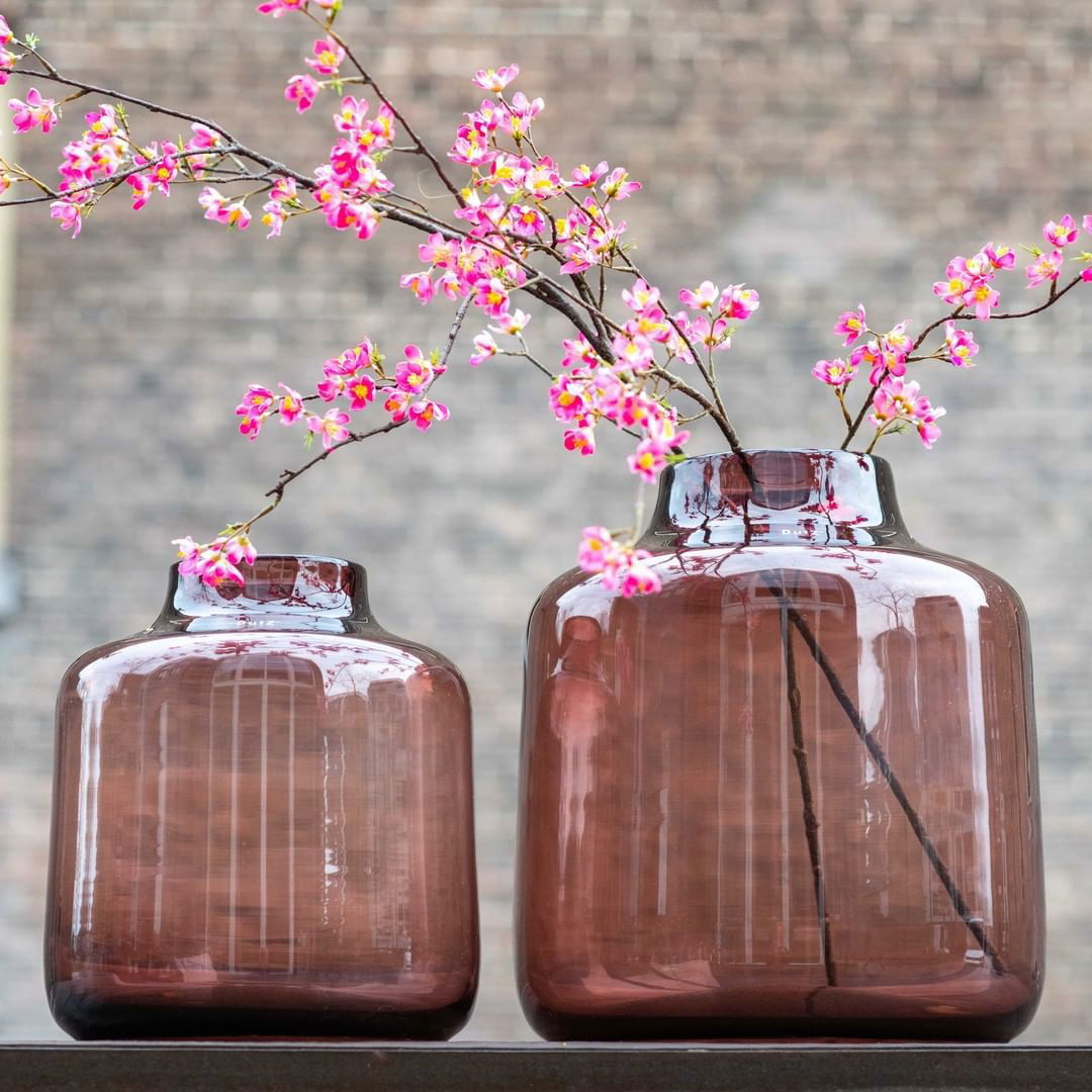 Lowlands Design Tisza Burgundy Vase by Dutz