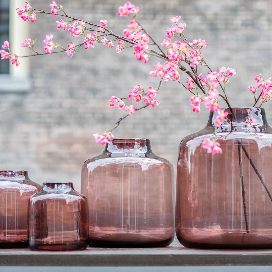 Lowlands Design Tisza Burgundy Vase by Dutz