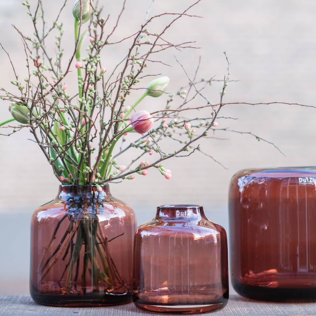 Lowlands Design Tisza Burgundy Vase by Dutz