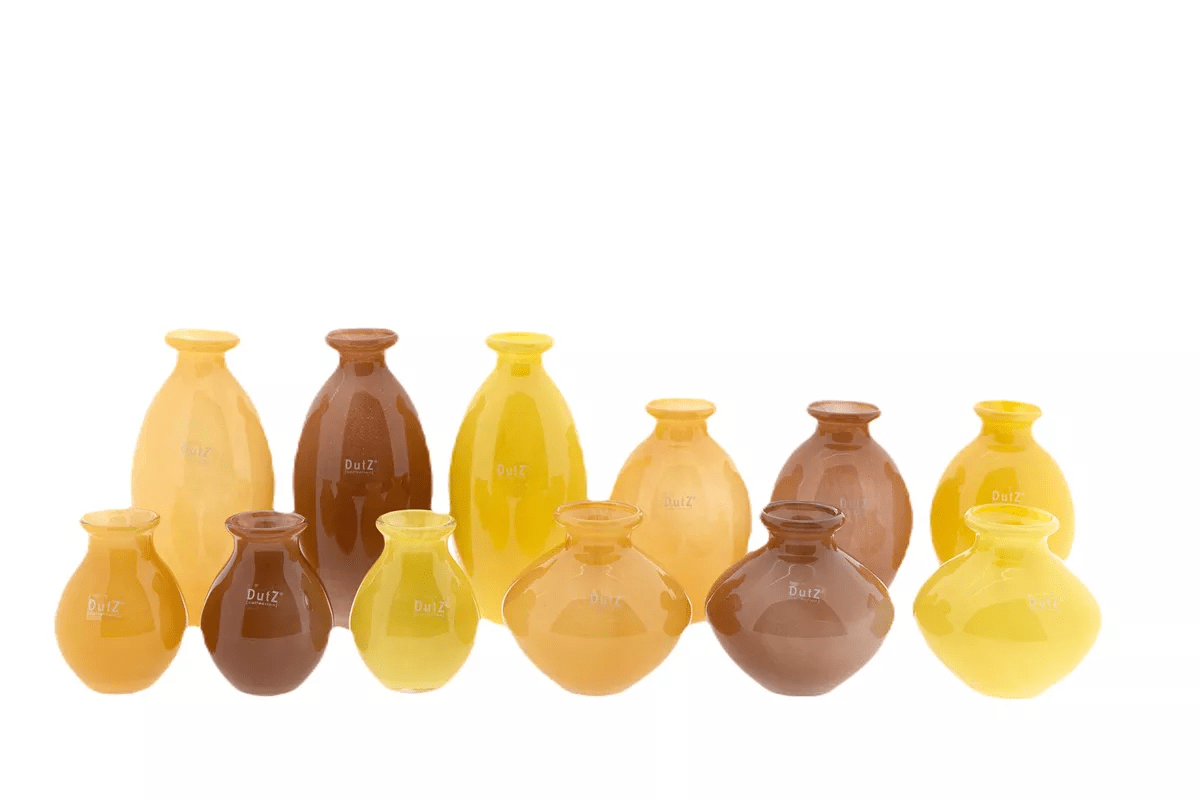 Lowlands Design Nadiel Yellow Orange Budvase Set