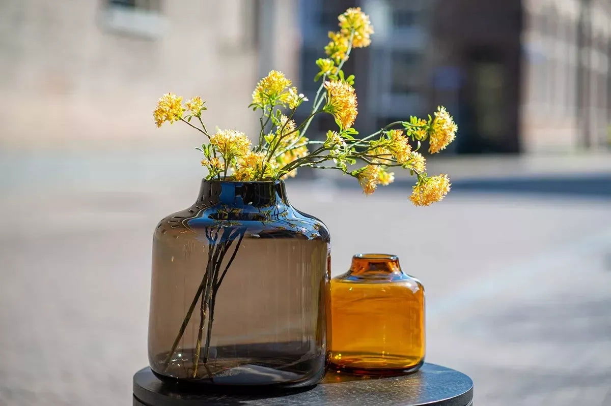 Lowlands Design Vase Tisza Smoky Brown by DutZ