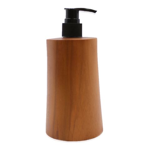 HatiNest Natural Teakwood Soap Dispenser - Taper