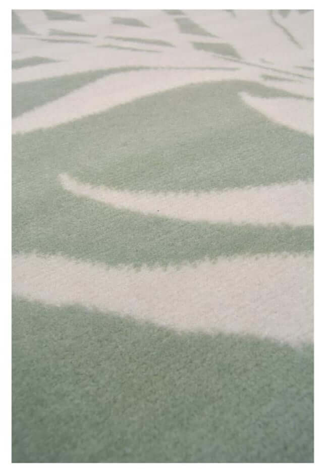 Maestro Leaf Green Rug | 100% polypropylene