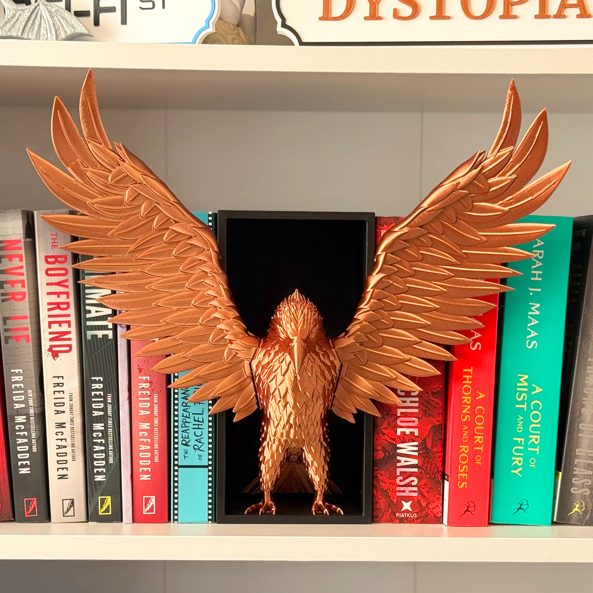 Filamora Studios Magical Eagle Book Nook Fantasy Bookshelf