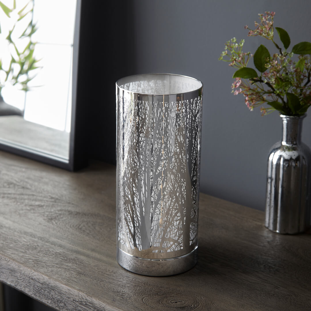 Pagazzi Mason Polished Chrome Touch Table Lamp